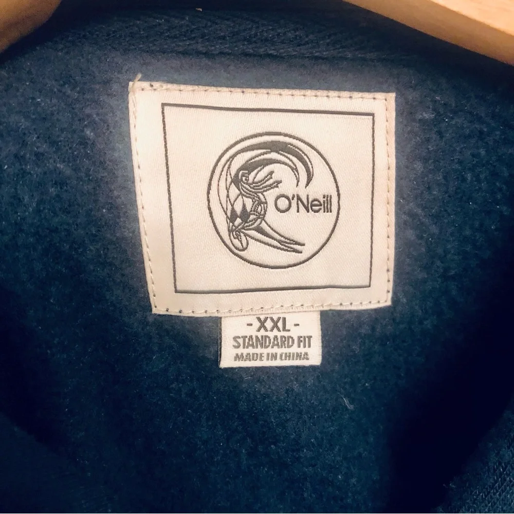 O'Neill Navy Pullover Hoodie with Small Chest Logo Men’s XXL